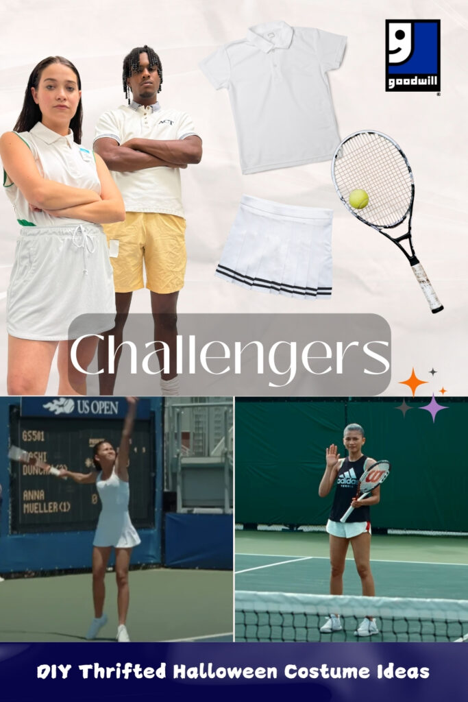 Challengers tennis costume | Goodwill Halloween Ideas