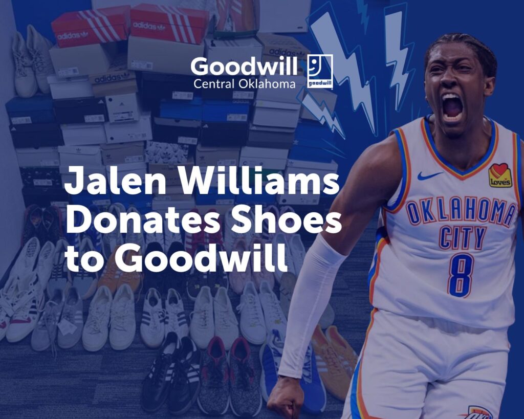 Jalen Williams Donates To Goodwill