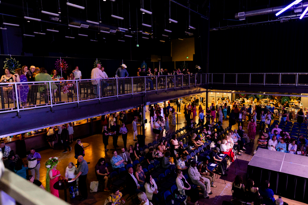 Goodwill work the runway sustainable fashion show 2024 balcony view