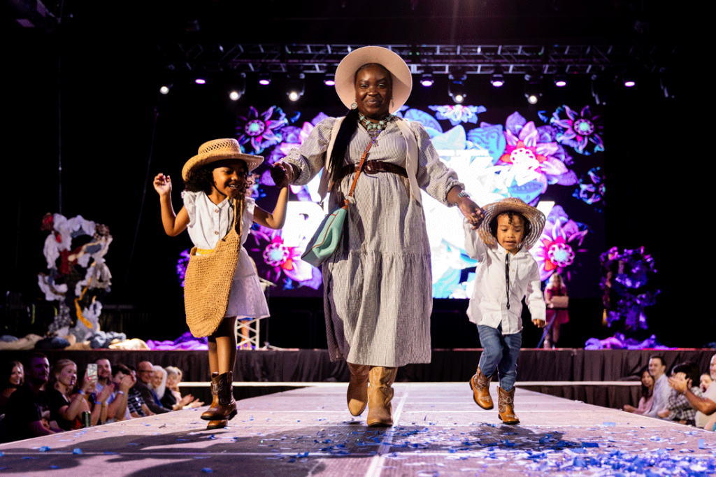 Goodwill work the runway sustainable fashion show 2024 models