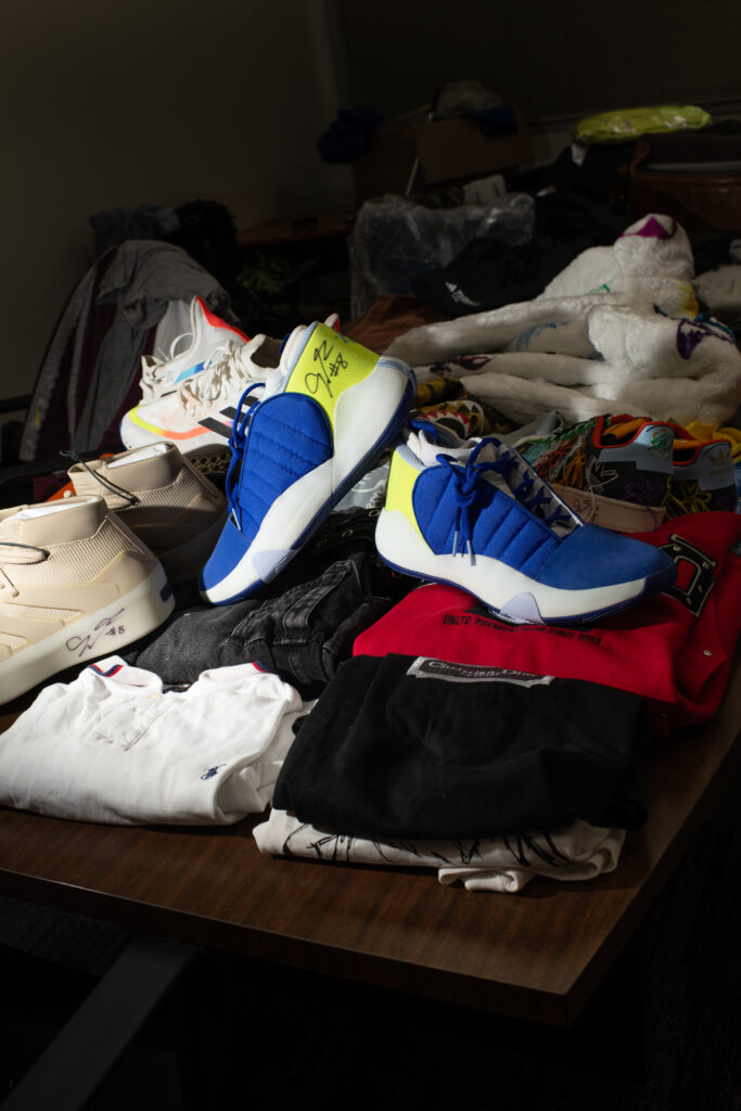 Jalen Williams of Oklahoma City Thunder's Shoe Donation