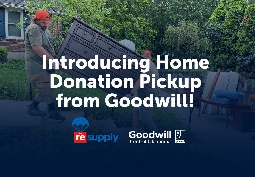 Introducing home donation pickup from goodwill!